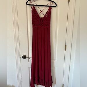 Free People Bohemian style maxi dress